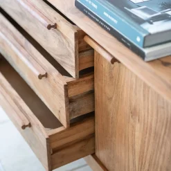 Casa Viva Aparador de madera de acacia Attic 160x45x78cm Clau&Chloe Sale