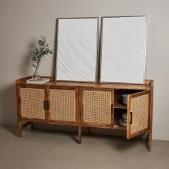 Casa Viva Aparador de madera de mango Merlin 180x42x82cm Clau&Chloe Best