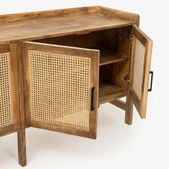 Casa Viva Aparador de madera de mango Merlin 180x42x82cm Clau&Chloe Best