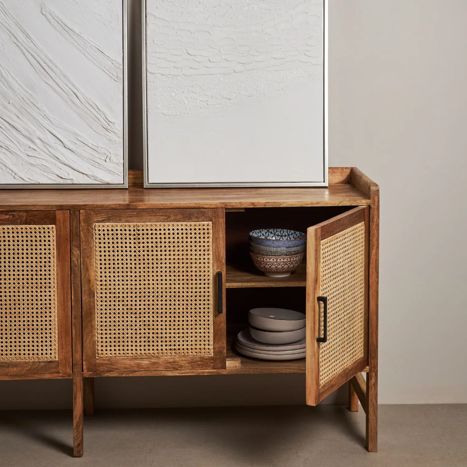 Casa Viva Aparador de madera de mango Merlin 180x42x82cm Clau&Chloe Best