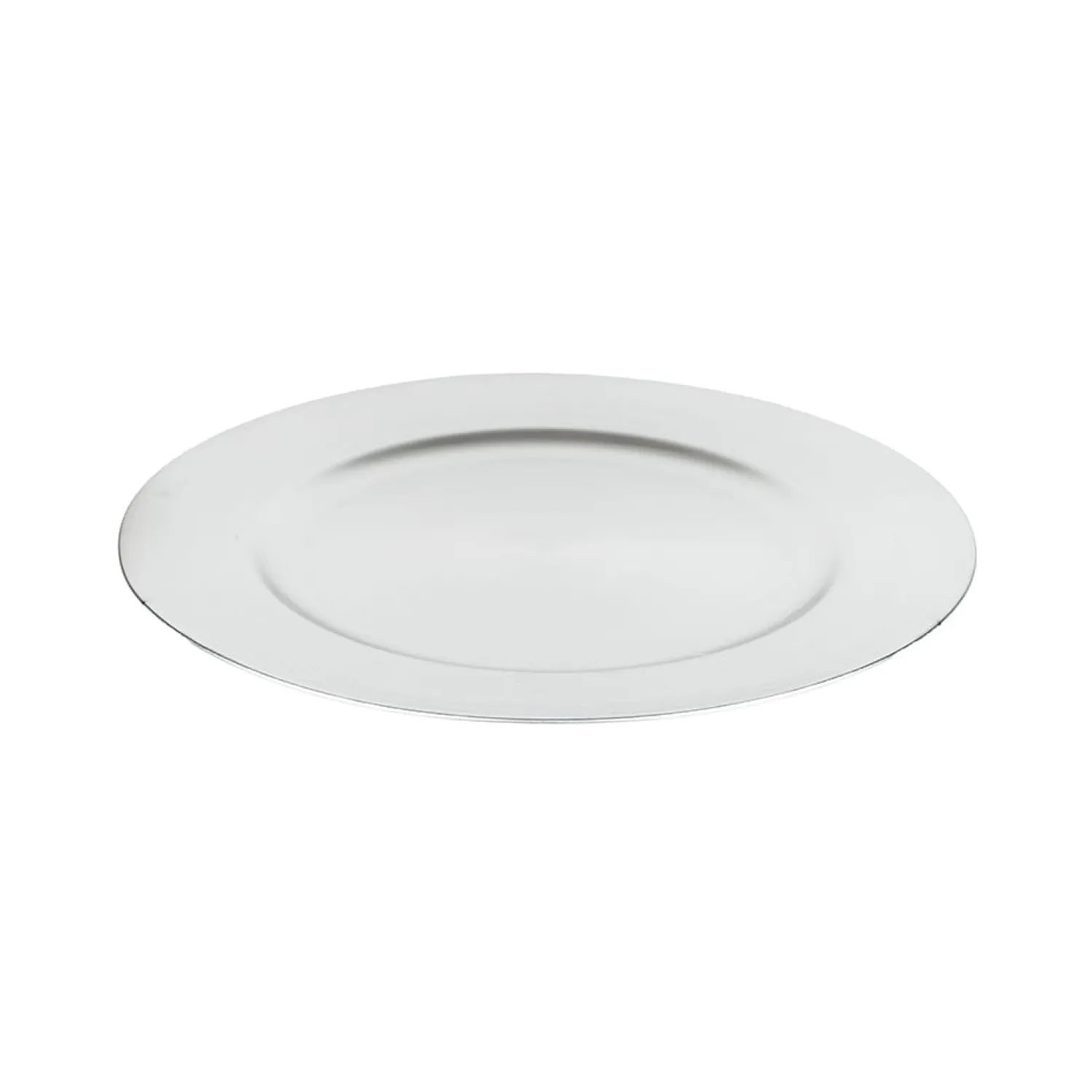 Casa Viva Bajo plato de plástico plateado Ø33cm Discount