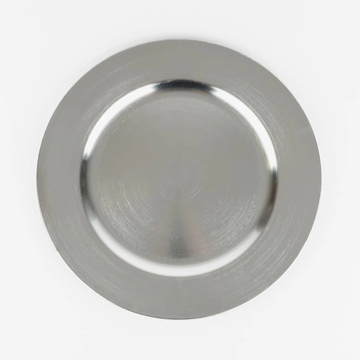 Casa Viva Bajo plato de plástico plateado Ø33cm Discount