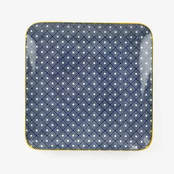 Casa Viva Bandeja de porcelana Okinawa 21x21cm New