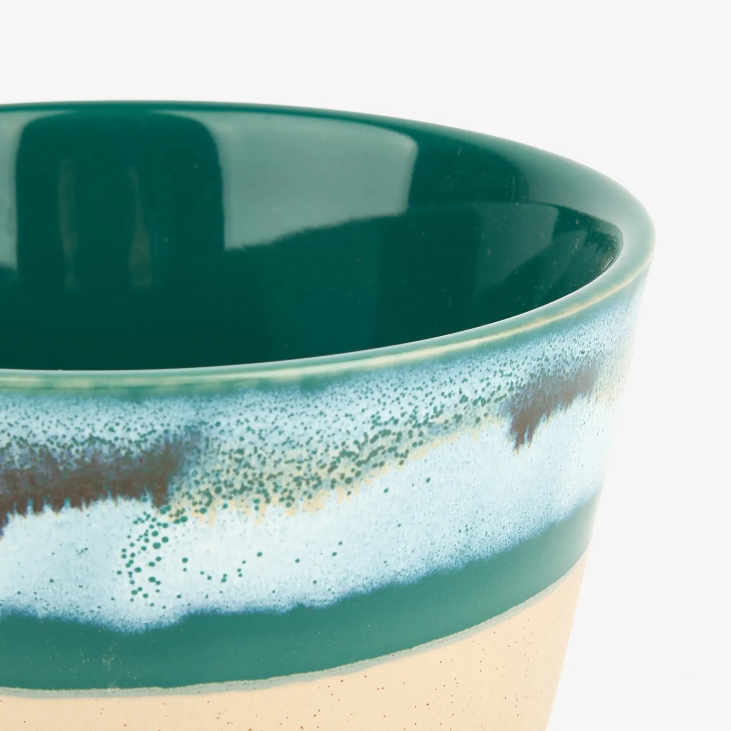 Casa Viva Bol de cerámica verde Gosol 60cl Ø13cm Discount