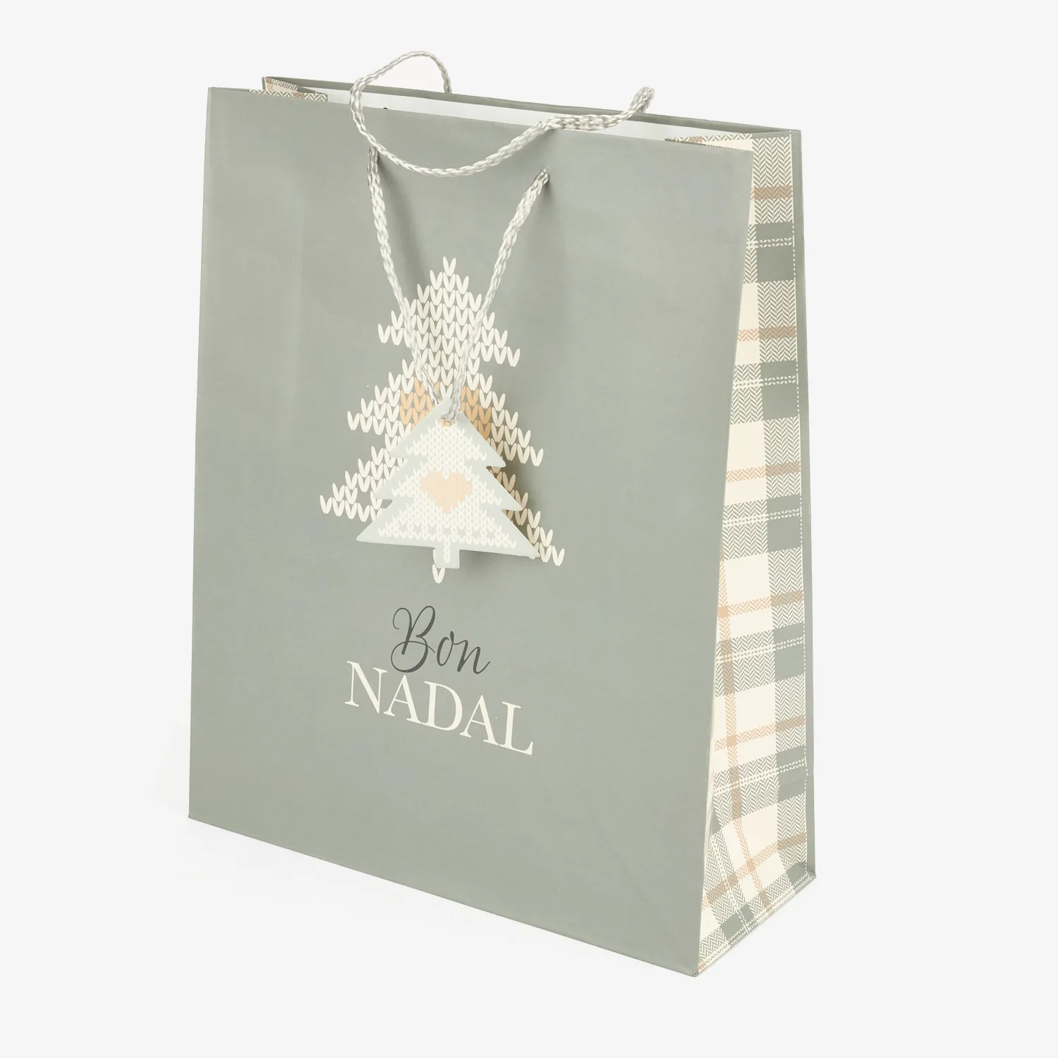 Casa Viva Bolsa de papel para regalo papel gris Nordic XL Clearance