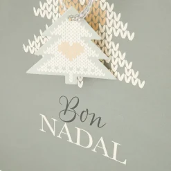 Casa Viva Bolsa de papel para regalo gris Nordic L