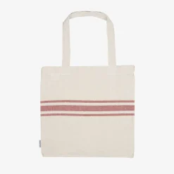 Casa Viva Bolso de algodón con rayas rojas Niza 45x45x15cm Online