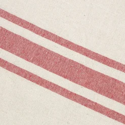 Casa Viva Bolso de algodón con rayas rojas Niza 45x45x15cm Online