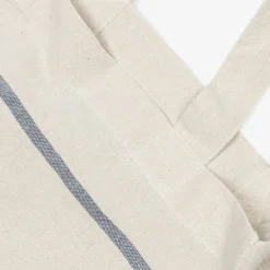 Casa Viva Bolso de algodón con rayas azules Niza 43x39x16cm Best