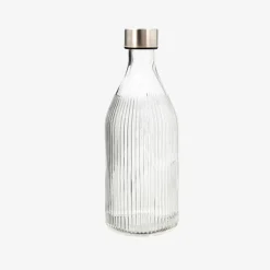Casa Viva Botella de vidrio transparente Rivon 1L Hot