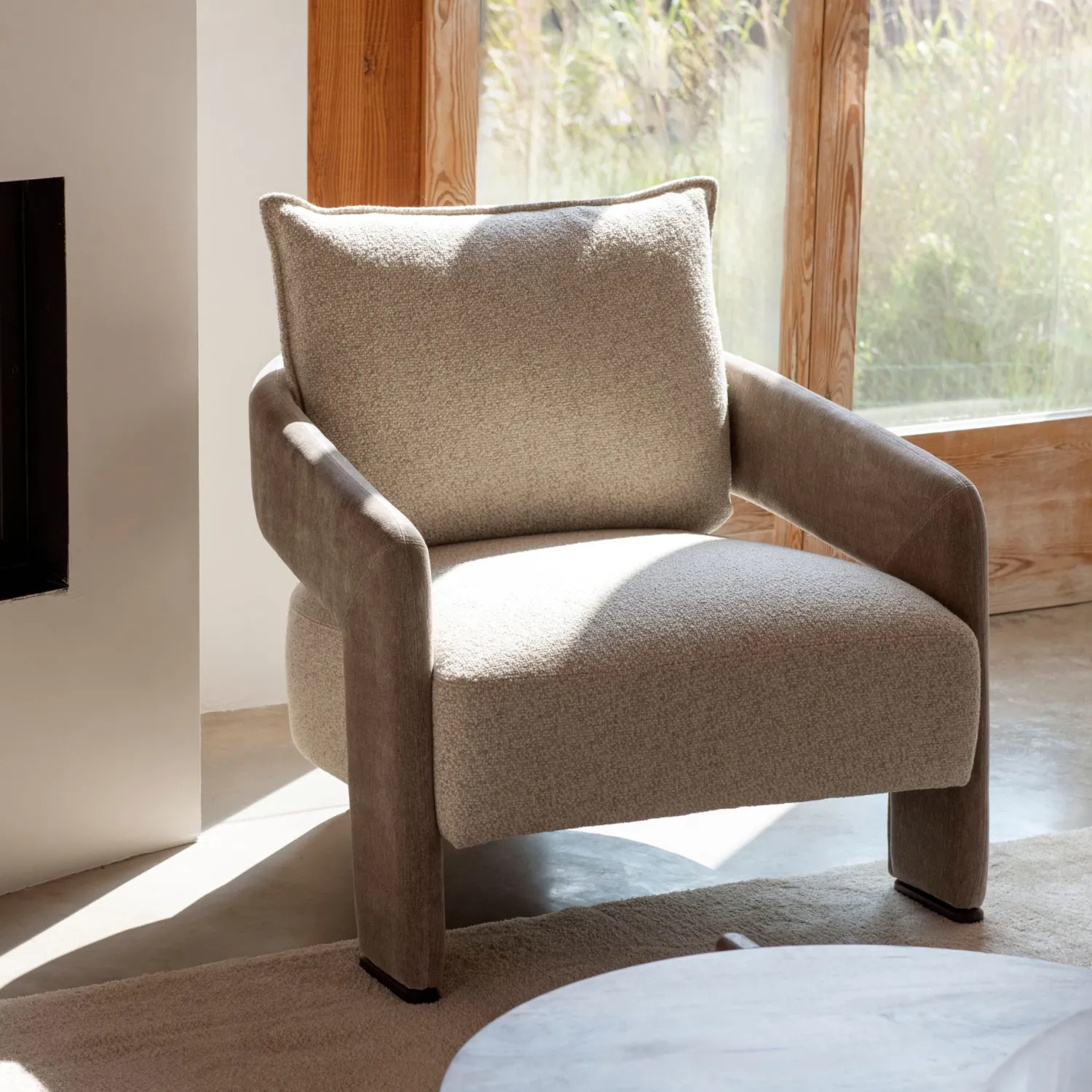 Casa Viva Butaca beige Regina 83x82x69cm Clau&Chloe Clearance