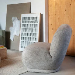 Casa Viva Butaca de algodón marrón Aicha 85x82x77cm Clau&Chloe Sale