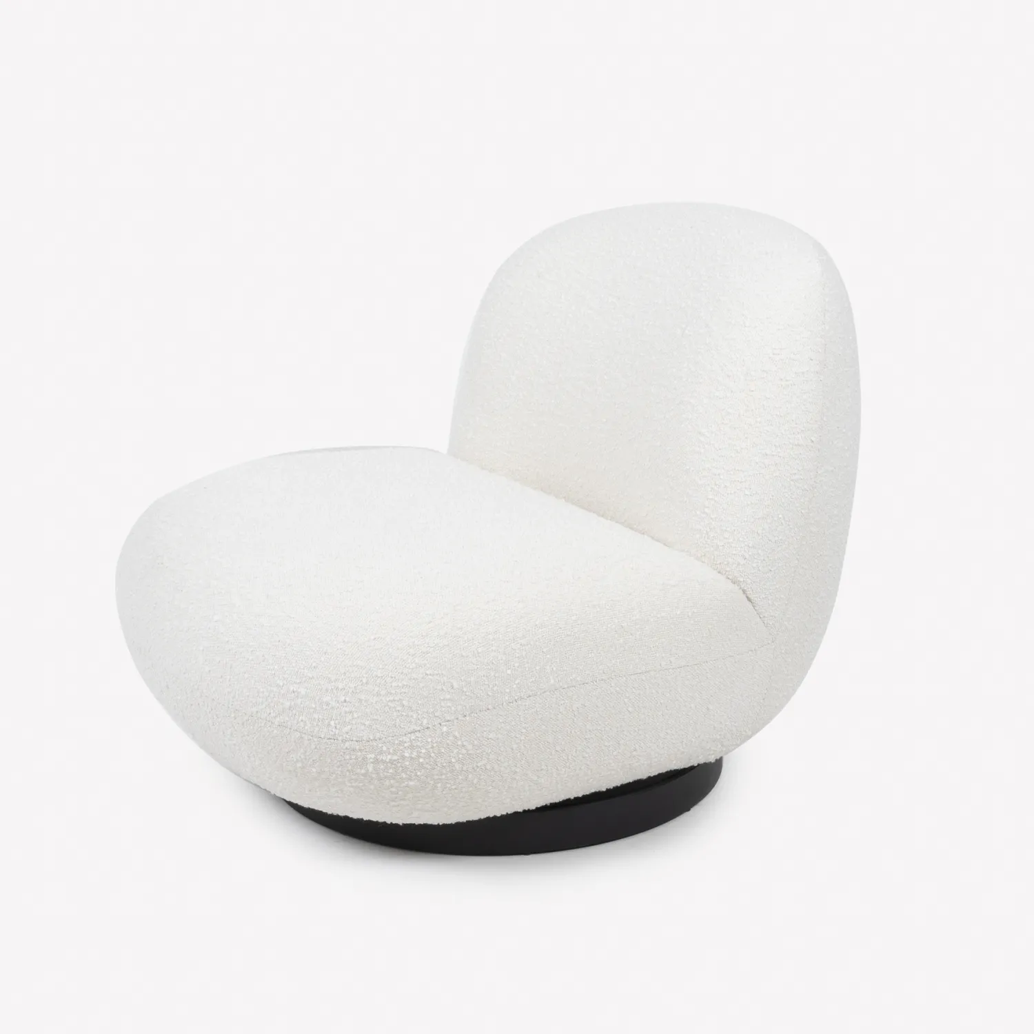 Casa Viva Butaca de borreguito giratoria blanca Pacha 81x95x71cm Clau&Chloe Sale