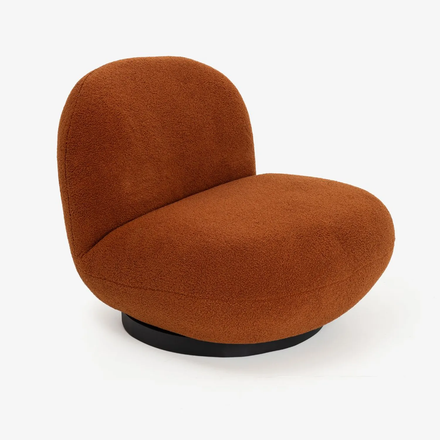 Casa Viva Butaca de borreguito giratoria cobre Pacha 81x95x71 Clau&Chloe New