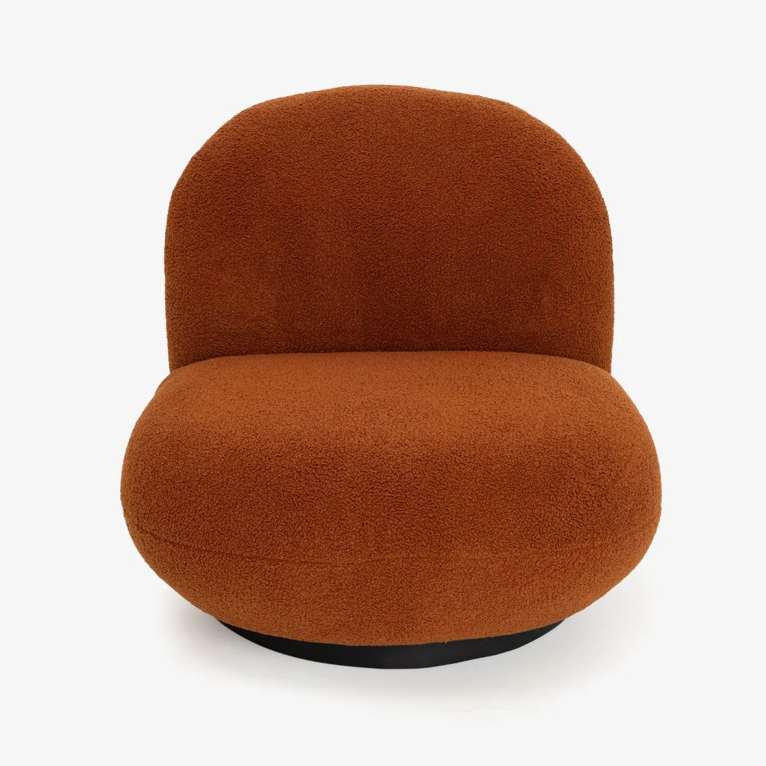 Casa Viva Butaca de borreguito giratoria cobre Pacha 81x95x71 Clau&Chloe New