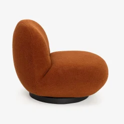 Casa Viva Butaca de borreguito giratoria cobre Pacha 81x95x71 Clau&Chloe New