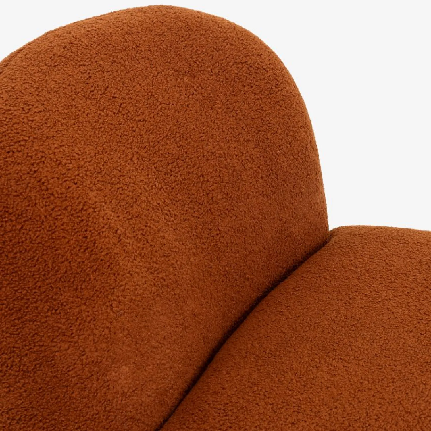 Casa Viva Butaca de borreguito giratoria cobre Pacha 81x95x71 Clau&Chloe New