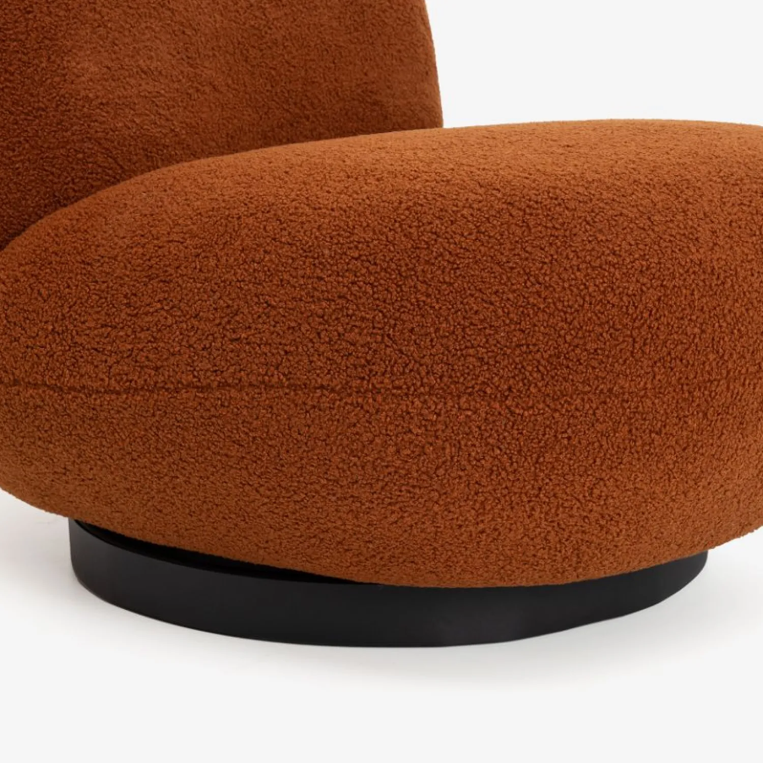 Casa Viva Butaca de borreguito giratoria cobre Pacha 81x95x71 Clau&Chloe New