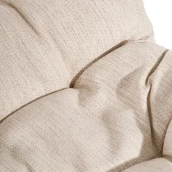 Casa Viva Butaca de fibras naturales y metal con cojín 76x76x87cm New