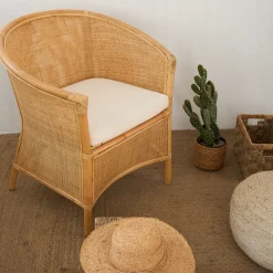 Casa Viva Butaca de ratán beige Milos 76x65x80cm Hot