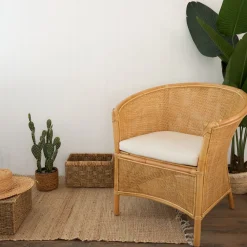 Casa Viva Butaca de ratán beige Milos 76x65x80cm Hot