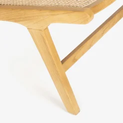 Casa Viva Butaca de ratán marrón claro Elodye 64x49x66cm Clau&Chloe New