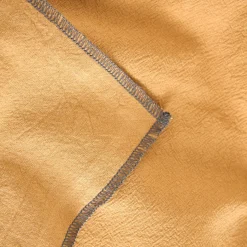 Casa Viva Camino de mesa de algodón con flecos mostaza 30x150cm Discount