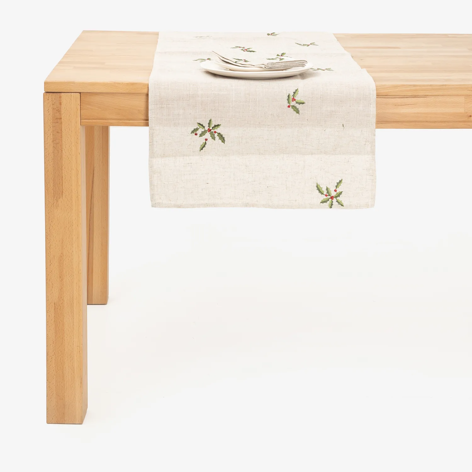Casa Viva Camino de mesa de lino beige Acebo 50x150cm Best