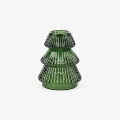 Casa Viva Candelabro de cristal verde Abeto Ø7x8cm New