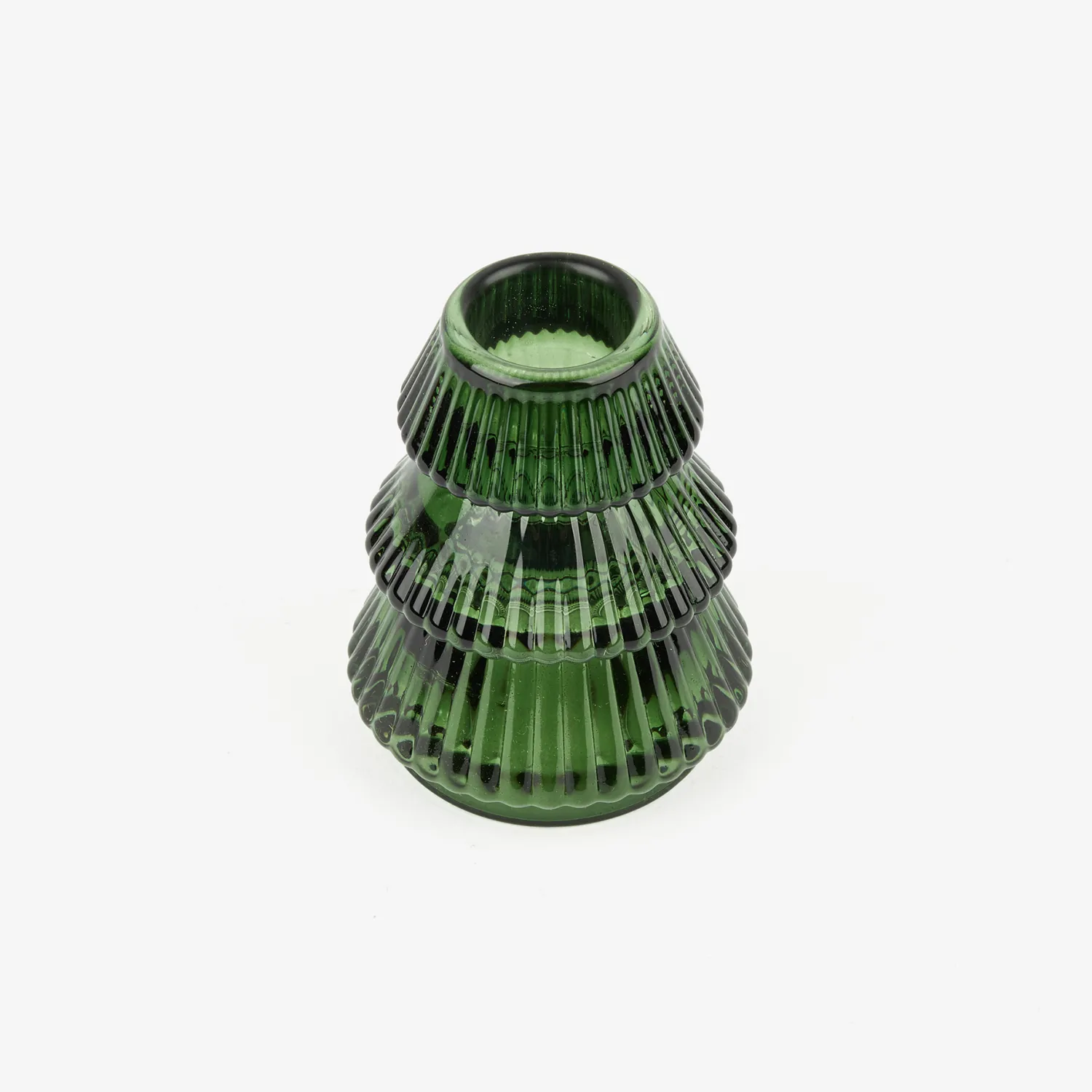 Casa Viva Candelabro de cristal verde Abeto Ø7x8cm New