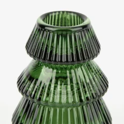 Casa Viva Candelabro de cristal verde Abeto Ø7x8cm New