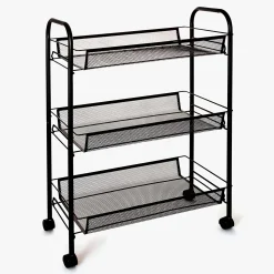 Casa Viva Carro de cocina negro Gorlan 44x26x63 Sale