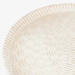 Casa Viva Centro de mesa de madera beige Ø29,5cm Sale