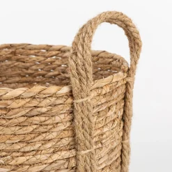 Casa Viva Cesta con asa esparto Magret Ø23x23cm