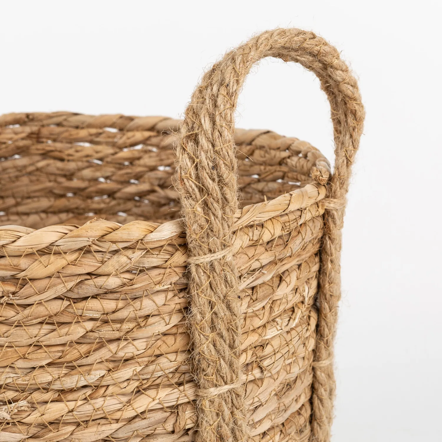 Casa Viva Cesta con asa esparto Magret Ø23x23cm