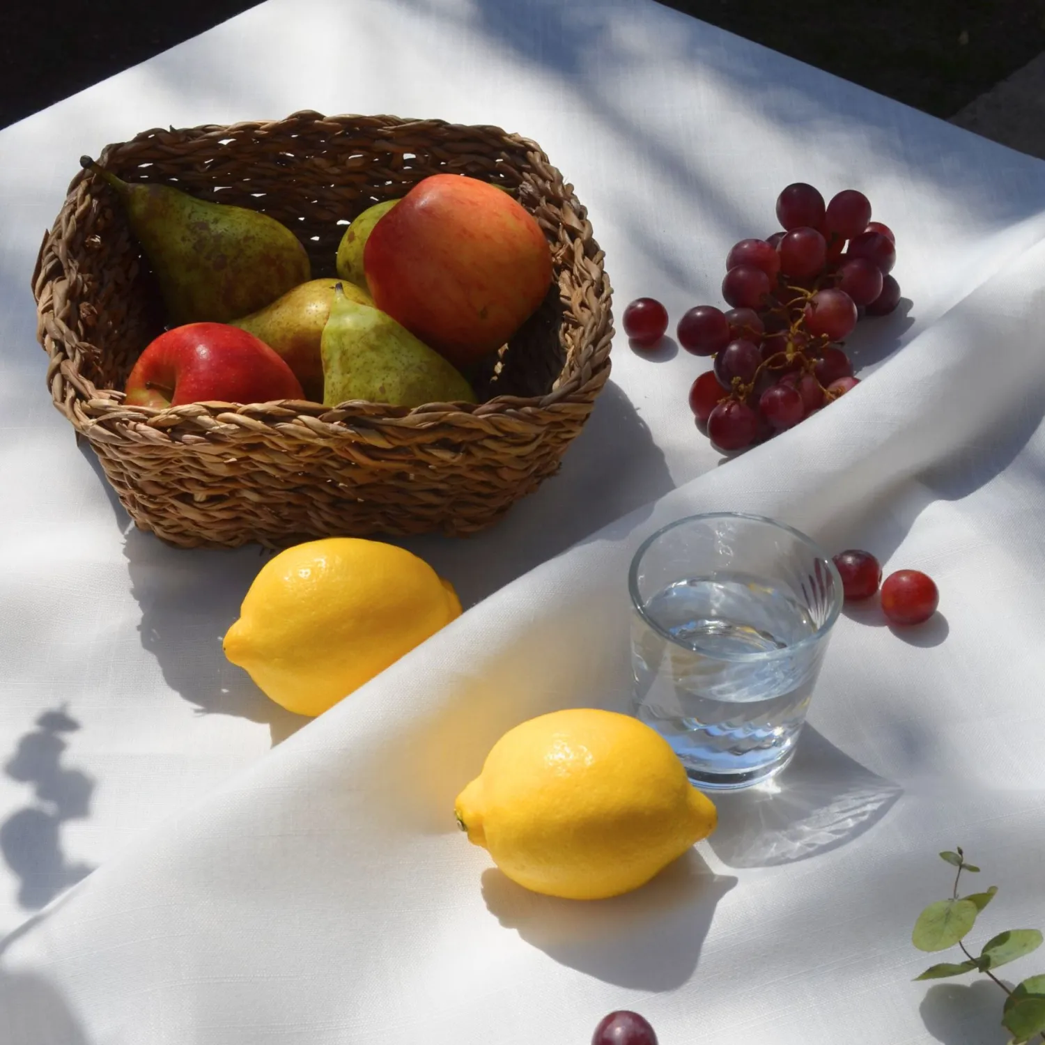 Casa Viva Cesta de fibra natural Bango 20x20x9cm