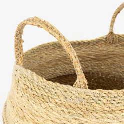 Casa Viva Cesta de fibras naturales Typha Rajad Ø30x38cm Discount