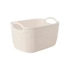 Casa Viva Cesta de polipropileno beige Badet 35x29x13cm Best