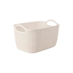 Casa Viva Cesta de polipropileno beige Badet 30x20x17cm Online