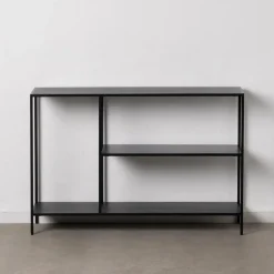 Casa Viva Consola de acero negro acero Calista 120,50x30x81,30cm Sale
