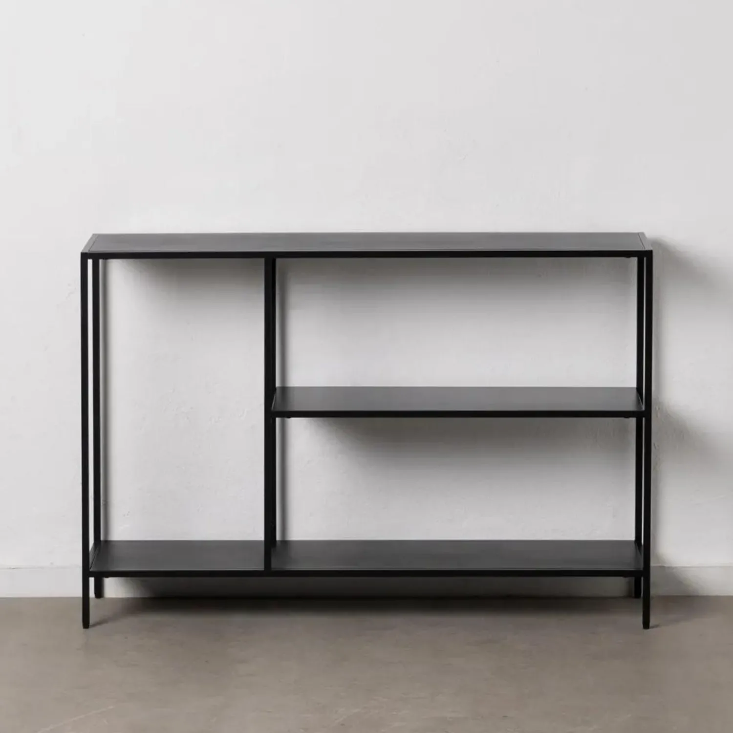 Casa Viva Consola de acero negro acero Calista 120,50x30x81,30cm Sale