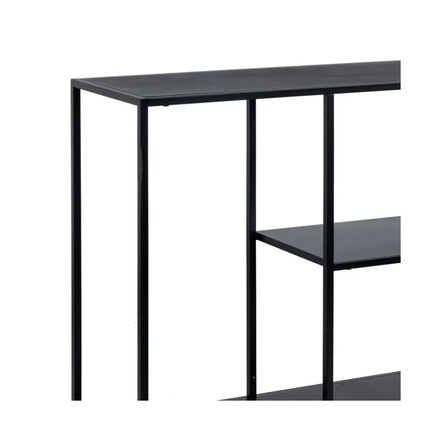 Casa Viva Consola de acero negro acero Calista 120,50x30x81,30cm Sale