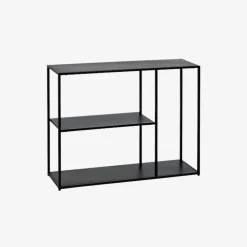 Casa Viva Consola de acero negro Calista 100x30x81cm Sale