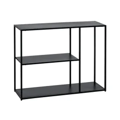 Casa Viva Consola de acero negro Calista 100x30x81cm Sale