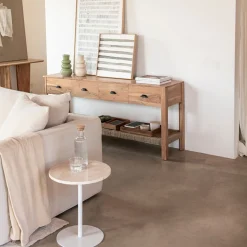Casa Viva Consola de madera de acacia Bolt 170x40x75cm Clau&Chloe New
