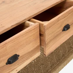 Casa Viva Consola de madera de acacia Bolt 170x40x75cm Clau&Chloe New