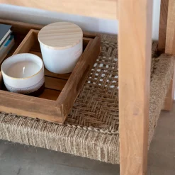 Casa Viva Consola de madera de acacia Bolt 170x40x75cm Clau&Chloe New