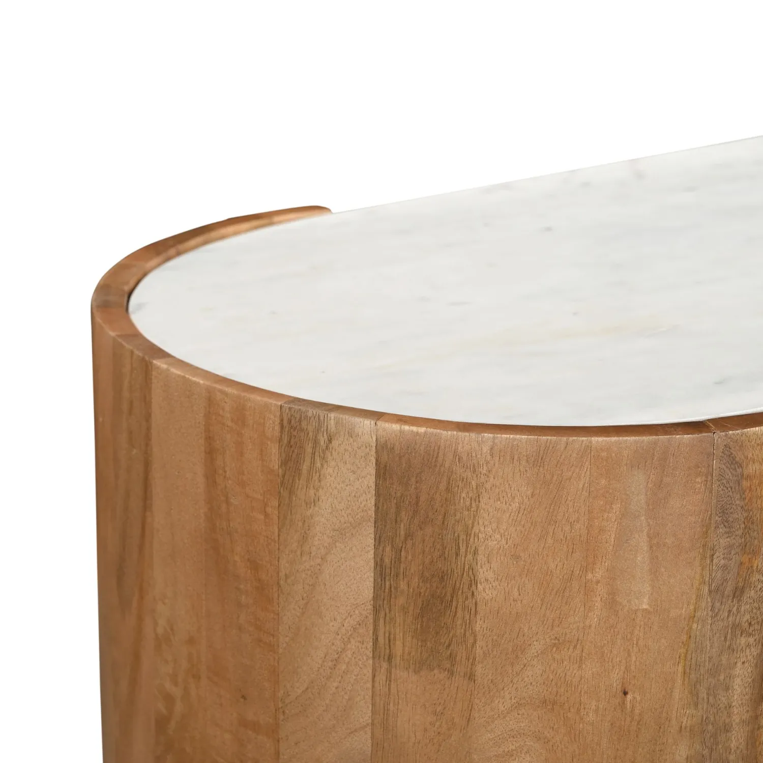 Casa Viva Consola de madera de mango y mármol Varsovia 135x40x80cm Clau&Chloe Discount