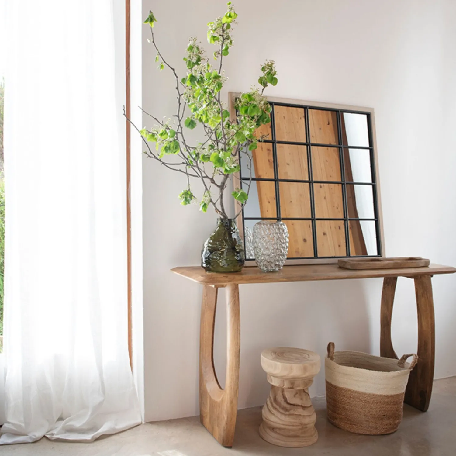 Casa Viva Consola de madera de mango Aero 150x40x80cm Clau&Chloe Hot