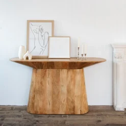 Casa Viva Consola de madera de mango Sidney 170x40x90cm Clau&Chloe Outlet